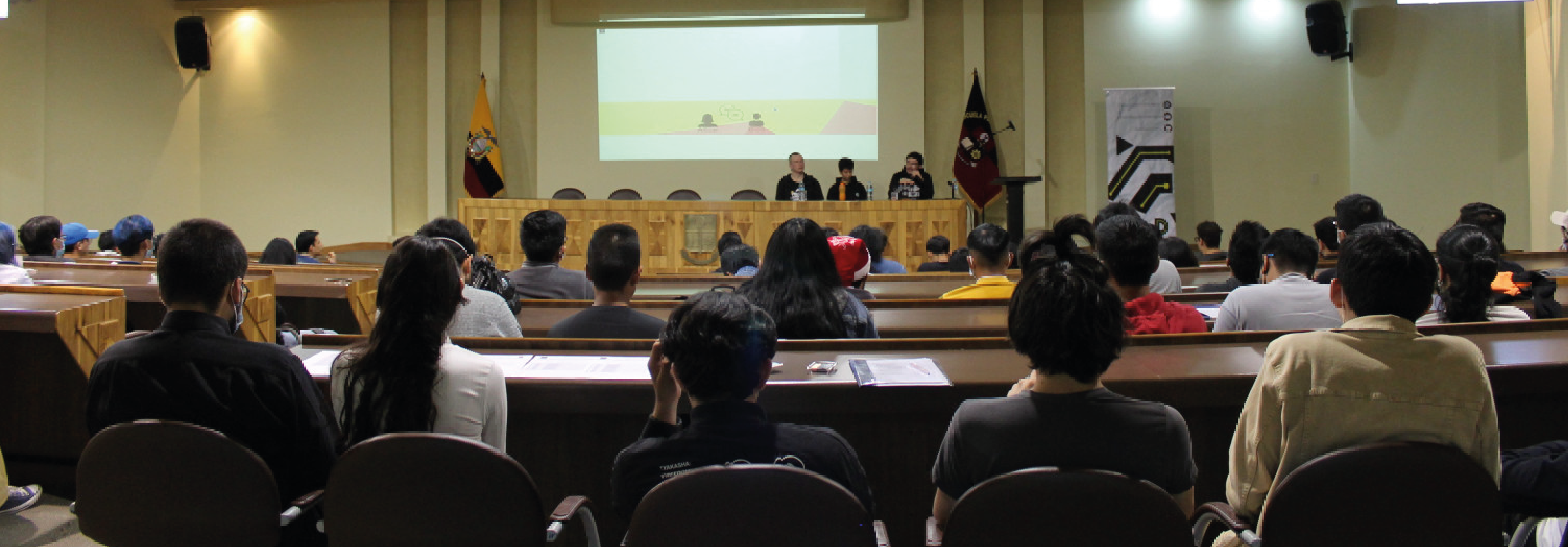 El CAD presentó conferencia en la Facultad de Ciencias Informáticas de la Escuela Politécnica Nacional